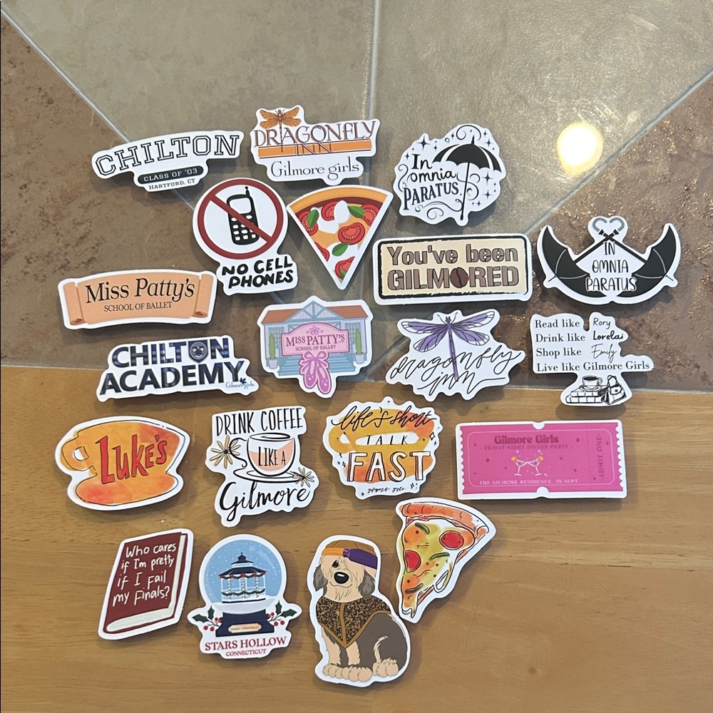 3/20$ Gilmore Girls Home Design Stickers Set (20)